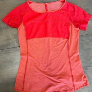 Orange lululemon top
